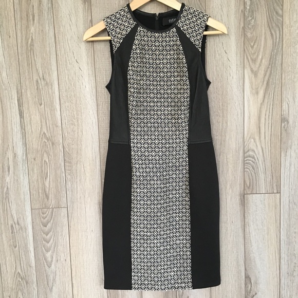 Cut25 by Yigal Azrouel Jacquard Scuba Combo Dress - Picture 2 of 7